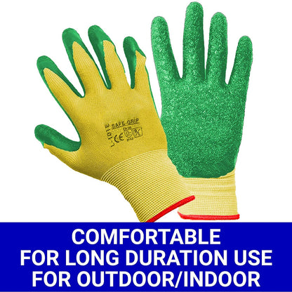 YUVCON® Gardening Gloves | Reusable, Heavy duty, Universal Size Gloves for Agriculture and Gardening work | Garden Gloves