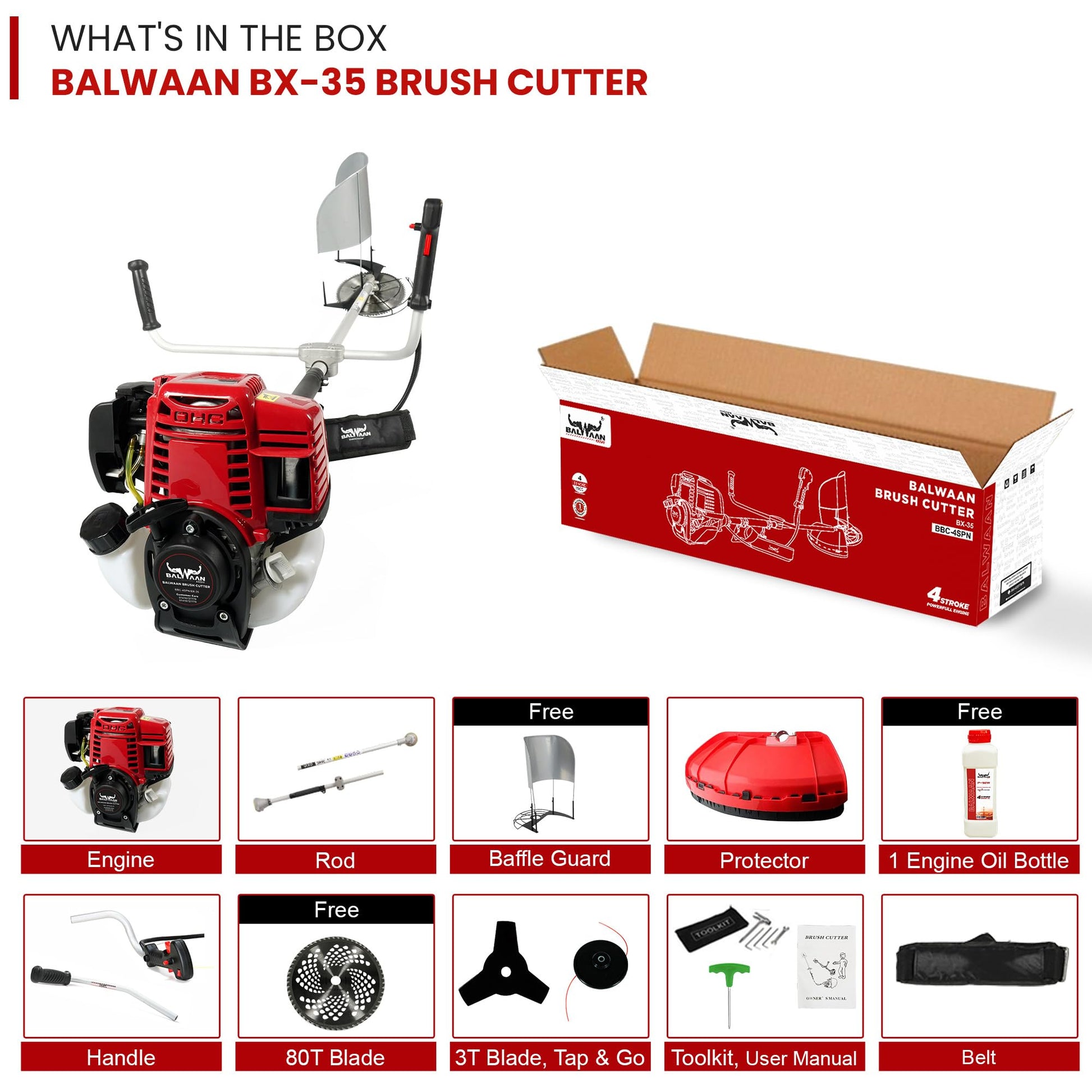 brush cutter spares