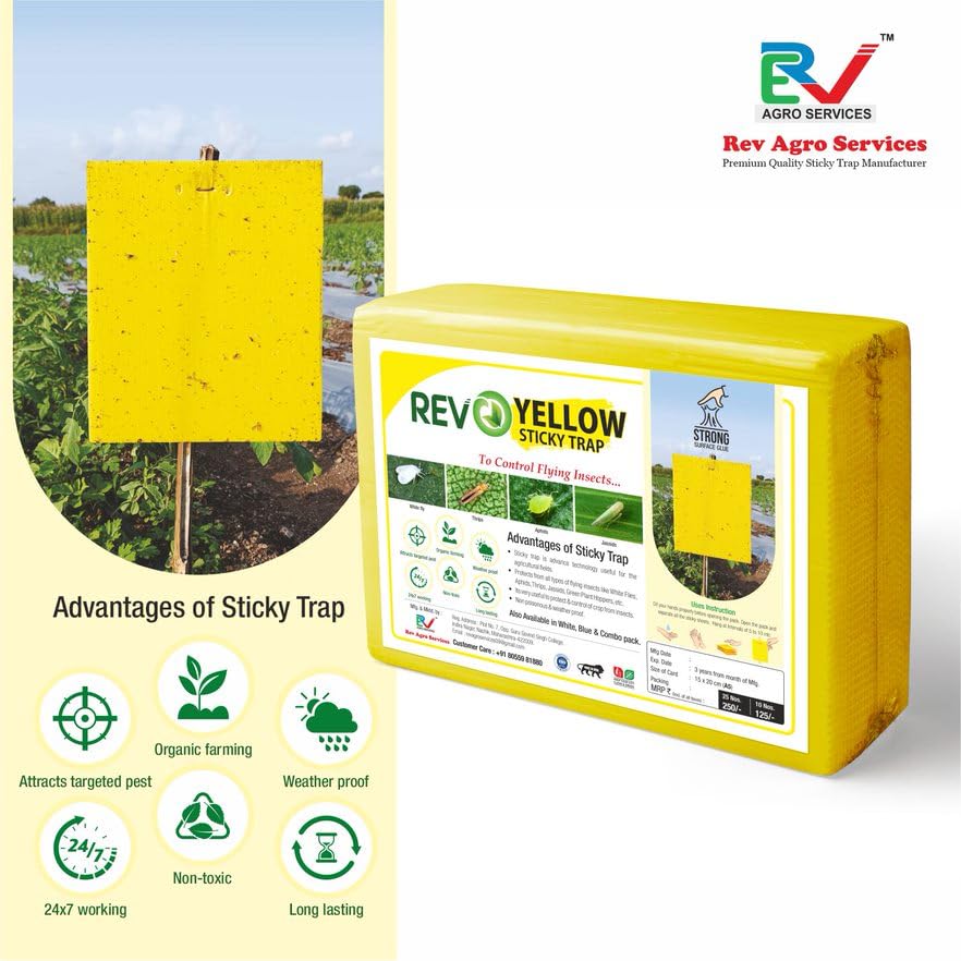 advantages of sticky traps to control sucking pests