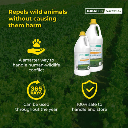 GAIAGEN Wild Animal Repellent | Natural & Humane Wildlife Control |