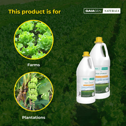 GAIAGEN Wild Animal Repellent | Natural & Humane Wildlife Control |