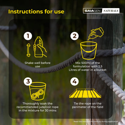 GAIAGEN Wild Animal Repellent | Natural & Humane Wildlife Control |