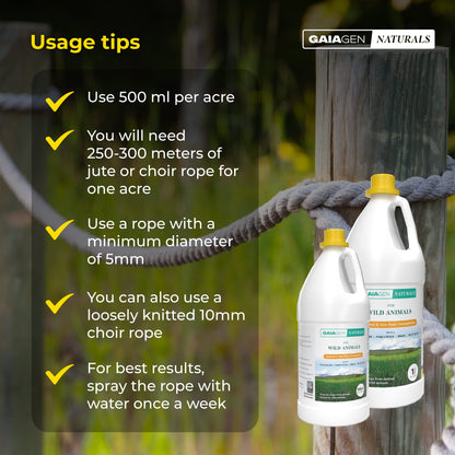 GAIAGEN Wild Animal Repellent | Natural & Humane Wildlife Control |