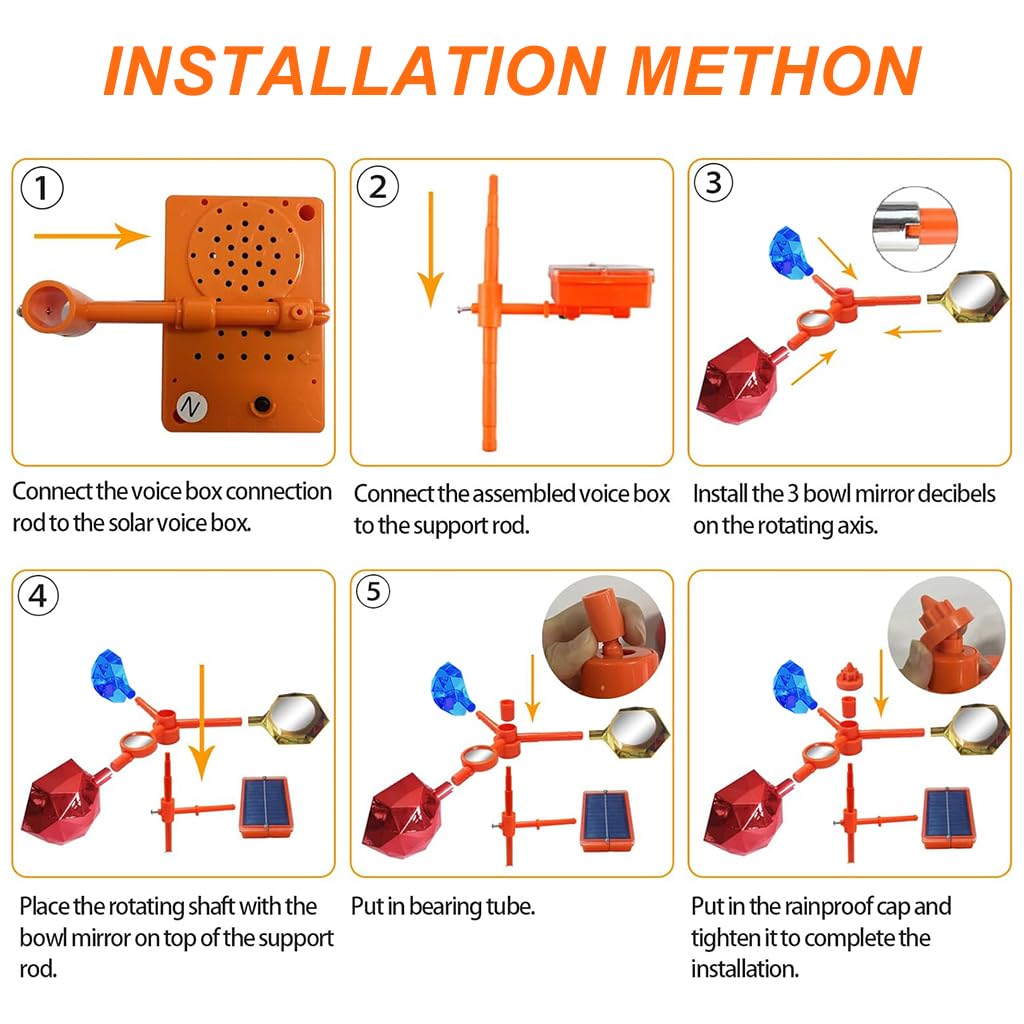easy steps to install bird repellent