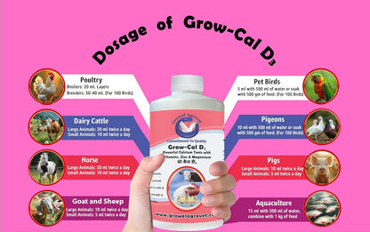 dosage of Grow-Cal D3