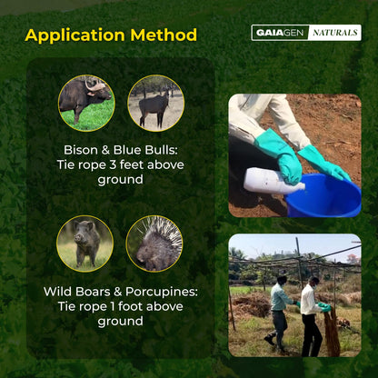 GAIAGEN Wild Animal Repellent | Natural & Humane Wildlife Control |