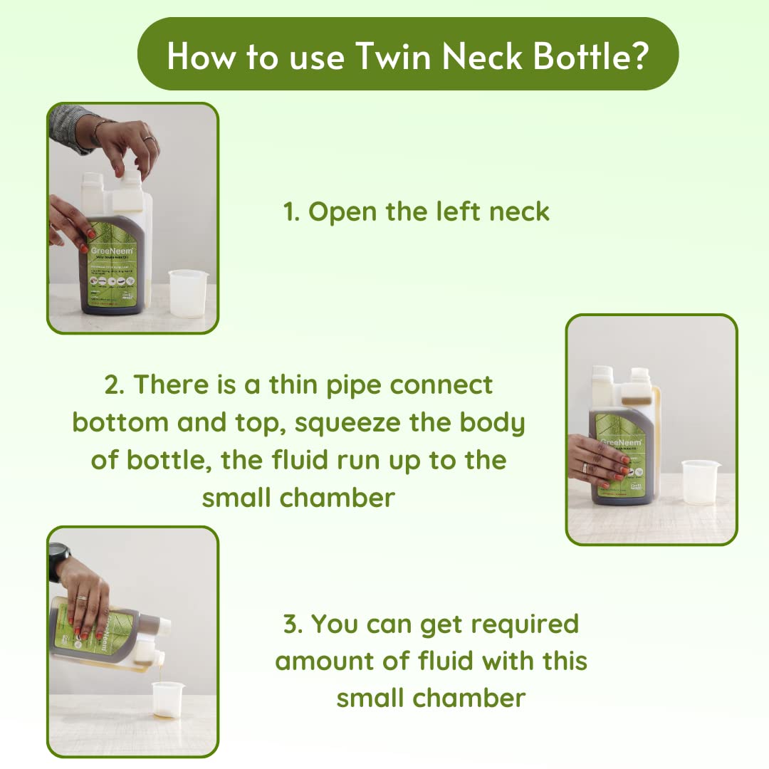 how to use twin neck bottle