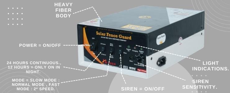 parts of solar fence guard