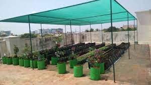 shade net for terrace garden