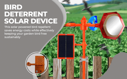 solar bird deterrent automatic device