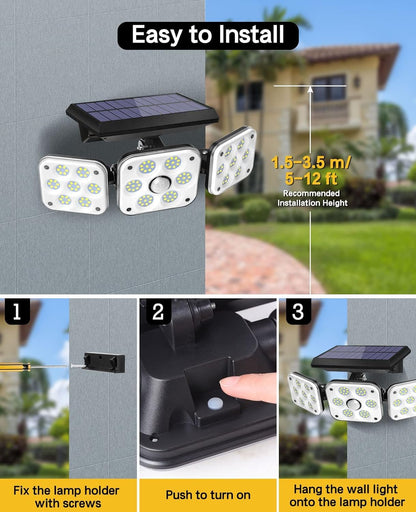 solar motion sensor light price