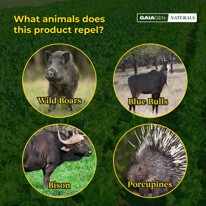 GAIAGEN Wild Animal Repellent | Natural & Humane Wildlife Control |