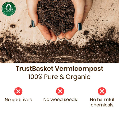 Cultivate Peace of Mind: Unlock Soil's Potential with Nutrient-Rich Vermicompost.