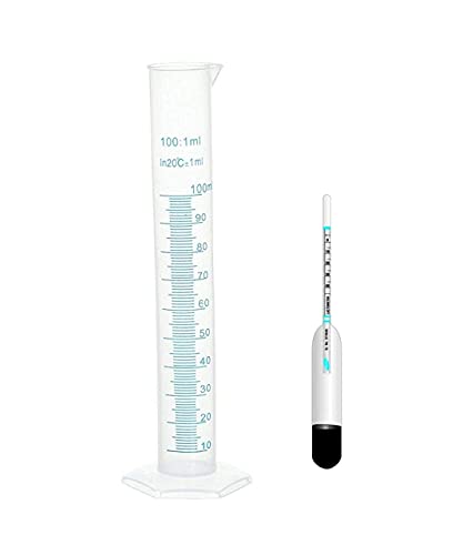 Indiginous Scientific Lactometer with 100 Ml Plastic Test Jar OR Cylinder for milk Testing Milk Purity Tester