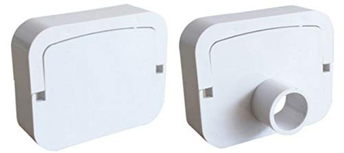 WE Hydroponics END CAPS with Spout - Set of 4pc,Suitable for 100 x 80 mm WE Hydroponic's NFT Channels