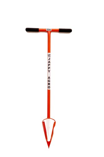 Post Hole Hand Auger, Earth Hole Digger, Use for Coconut Plantation .Banana Plantation .Agriculture Fencing .Nursery &Gardening Plantation and Multipurpose (Daimeter 5 inch)