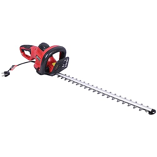 Falcon FEGT-2670 600 Watt Electric Hedge Trimmer 60cm Blade Cutting Length with Mechanical Brake & Extended Reach for Trimming Shrubs Small Trees