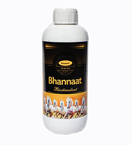 Katyayani Biostimulant Plant Growth Promoter Natural Concentrated Extract High Growth Promote flowering improve fruit quality reduce Flower Drop Fertilizer for all plant & Garden (1 Litre (Set of 1))
