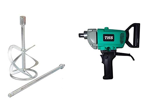 THS DIY 1020W HEAVY DUTY PAINT MIXER Electric Stirrer Paint Cement Putty Paste Feed Mixer Blender Multipurpose Stirring Machine Rotary Tool