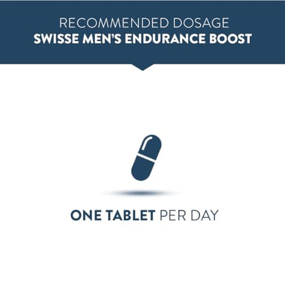 Swisse Men’s Endurance Boost with Ashwagandha, Gokshura & Taurine for Performance Boost - Manufactured in Australia, Globally Proven Formula to Improve Strength & Performance (30 Tabs)