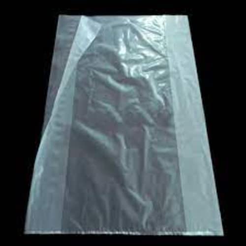 Plastic LDPE Gusseted Bag | Extra Large| 78.7 inch (43.3 inch + 17.7 inch gusset + 17.7 inch gusset) x 90.6 inch x 600 gauge | 1 Piece | Virgin Quality | Reusable Recyclable Food-Grade | Murghas Bag |