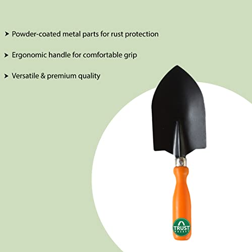 TrustBasket Garden Big Trowel Black