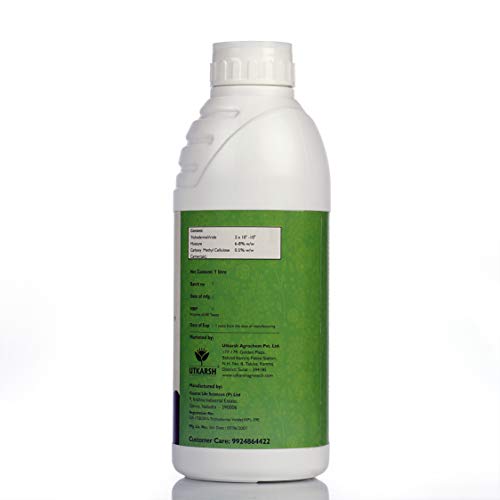 Utkarsh Trichoz-L (Trichoderma Viride - 1 x 10^6-10^8 cfu/ml) (1 Litre) Bio Fungicide