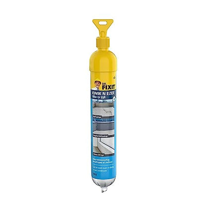 Dr.Fixit Kwik N Ezee. Ready to Use Gap and Crack Filler, 150gm (White), DIY Waterproofing for Home Use, Tile Grout and Sealant for Tiles, Concrete, Metal, PVC, Wood, Suitable for Wet & Damp areas
