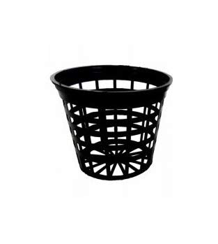 WE Hydroponics 3 Inch Netpots - Set of 50pc, for NFT, Hydroponics, Aquaponic, Dutch Bucket, DWC, Kratky System and Nursery, Black
