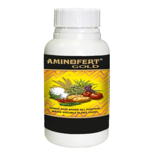 AminoFert-Gold Powder 250gm (Micro Nutrient) | Organic Plant & Root Growth Booster | Boosts White Roots Growth | 100% Water Soluble Fertilizer Potting Mixture