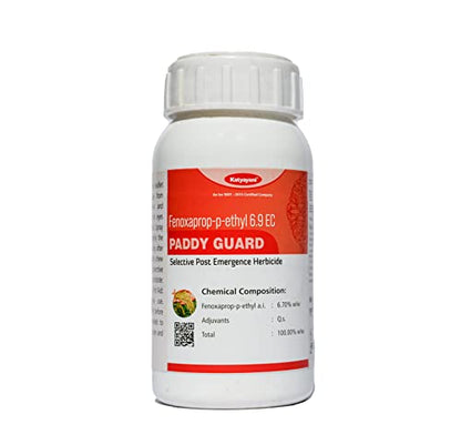 Katyayani Selective Herb Protector for Rice/Paddy Powerful Control of  Barnyard Grass & Other Grass Control Herb Controller of Rice Enriched With Fenoxaprop P Ethyl 6.9% Ec (750 ML (250ml x 3))