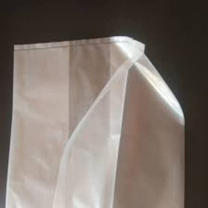 Plastic LDPE Gusseted Bag | Extra Large| 78.7 inch (43.3 inch + 17.7 inch gusset + 17.7 inch gusset) x 90.6 inch x 600 gauge | 1 Piece | Virgin Quality | Reusable Recyclable Food-Grade | Murghas Bag |