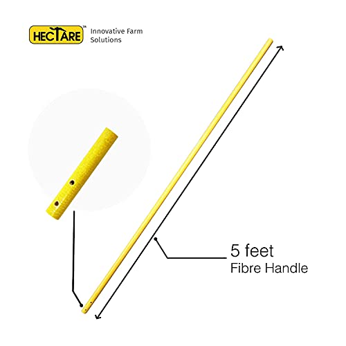 Hectare 8 inch Blade Manual Weeder with 5 feet Pole