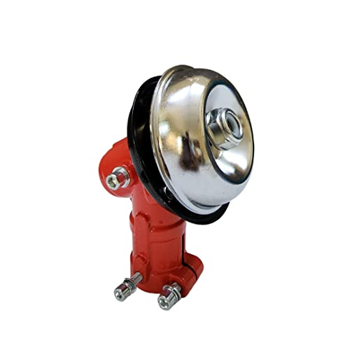 OREZEN Gear Head for Brush Cutter RED/Lawn Mower Fit to 28mm Shaft Diameter