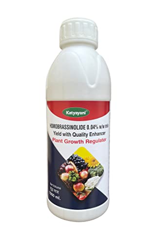 Katyayani Homobrassinolide 0.04% W/W Plant Growth Regulator Increase Flowering Fruit Set Yield (1000ml)