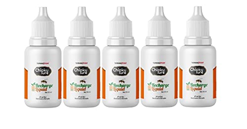 Chipku - Fruit Fly Bactocera Dorsalis attractant Liquid Methyl Eugenol - 25 ml (Pack Of 5 )