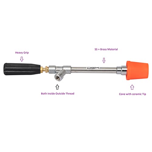 DGK® 1Ft prime Ceramic Tip Italian Style Heavy 300mm Gun for Agriculture and Farm use Work On HTO And Power Sprayer