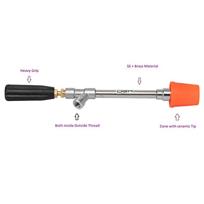 DGK® 1Ft prime Ceramic Tip Italian Style Heavy 300mm Gun for Agriculture and Farm use Work On HTO And Power Sprayer