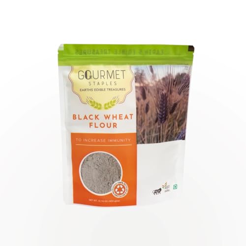 Gourmet Staples Black Wheat Flour | 100% Natural | Immunity Booster | 900 GMS