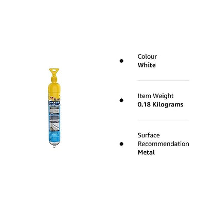 Dr.Fixit Kwik N Ezee. Ready to Use Gap and Crack Filler, 150gm (White), DIY Waterproofing for Home Use, Tile Grout and Sealant for Tiles, Concrete, Metal, PVC, Wood, Suitable for Wet & Damp areas