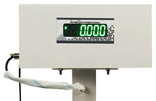 iScale Electronic Platform Weighing Scale 100kg Capacity 10g Accuracy Weight Machine Digital for Shop, Commercial and Industrial use Mild Steel Heavy Platform size 16x16 Inches (400x400mm)
