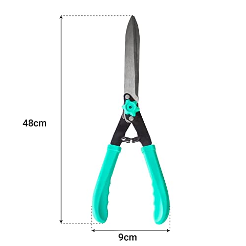 TrustBasket Heavy Duty Garden Hedge Shear Plastic Comfort Grip Handle for Home Gardening