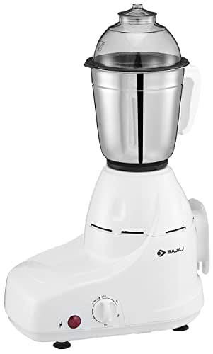 न्यूट्री प्रो फीचर के साथ बजाज GX-8 750W मिक्सर ग्राइंडर, 3 जार, सफेद