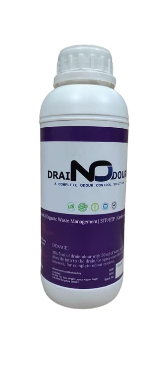 LIVEISMS DRAINODOUR Organic Eco-Friendly Liquid Bio-Fertilizer for Plants 1 litre (Pack of 10)