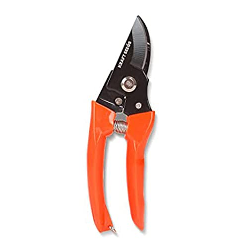 Kraft Seeds Assorted Hand Pruner Cutter - 1 Pc (Steel Blades) | Heavy Duty Gardening Cutter Tool | Plant Cutter for Home Garden | Wood Branch Trimmer | Grass Cutting Accessories | Sturdy Stem Scissors