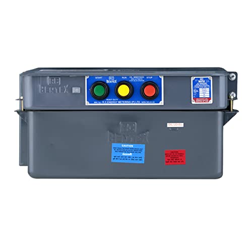 RC BENTEX Heavy Duty RSA Oil Immersed Star Delta Submersible Semi Automatic Starter 10 HP, 30H5000023, Motor Starter