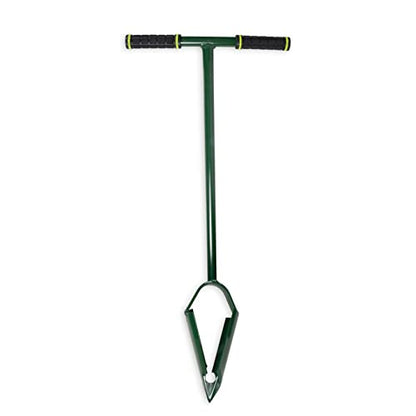 Klassic Post Hole Hand Auger | Used for Plantation | Green | Fence Post Manual Digging | Soil Auger | for Planting Trees, seedlings, Bedding Plants, deep Cultivating, Digging Seeds & Roots