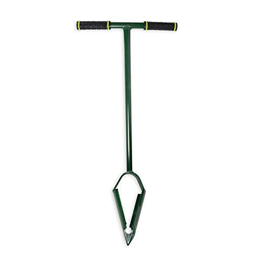 Klassic Post Hole Hand Auger | Used for Plantation | Green | Fence Post Manual Digging | Soil Auger | for Planting Trees, seedlings, Bedding Plants, deep Cultivating, Digging Seeds & Roots