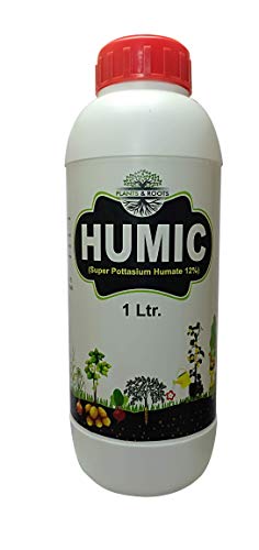 Plants & Roots Plants & Root - Humic Liquid (Super Pottatium Humate 12%)/Complete Plant Nutrition/Organic Plant Food/Farming Pack -(1000 Ml)