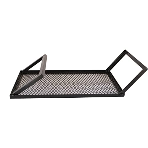 TrustBasket Heavy Duty Portable Camping Mesh Grill Top for Outdoor Cooking | Folding Barbecue BBQ Grill Rack for Outdoor Traveler, Picnics Camping Yard